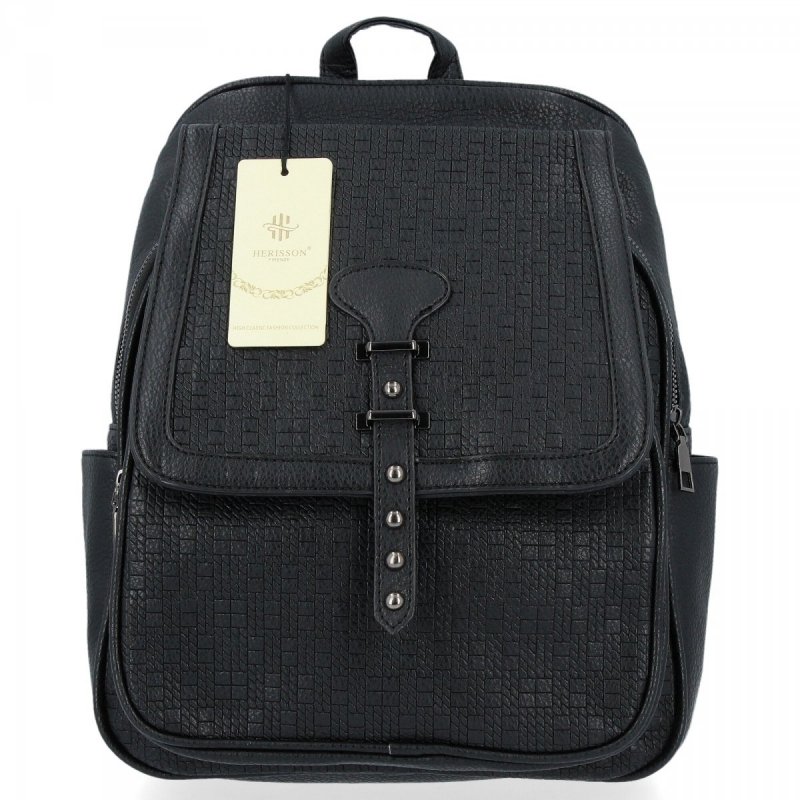 Damski Plecak Vintage firmy Herisson Czarny