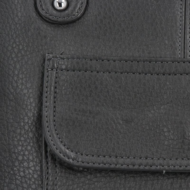 Torebka Damska typu Shopper firmy Herisson Szara