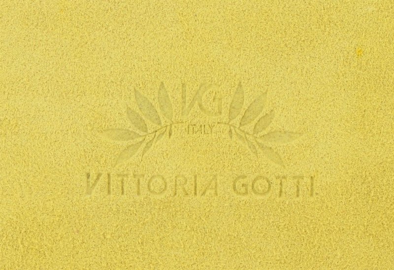 Listonoszka Skórzana VITTORIA GOTTI Made in Italy Żółta