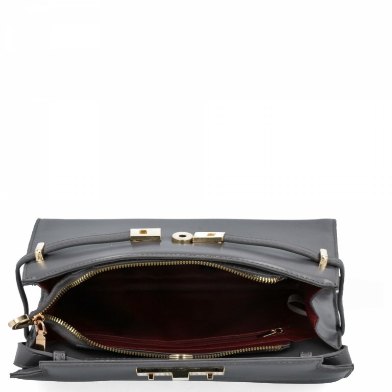 Elegancka Torebka Damska Listonoszka firmy Herisson Szara