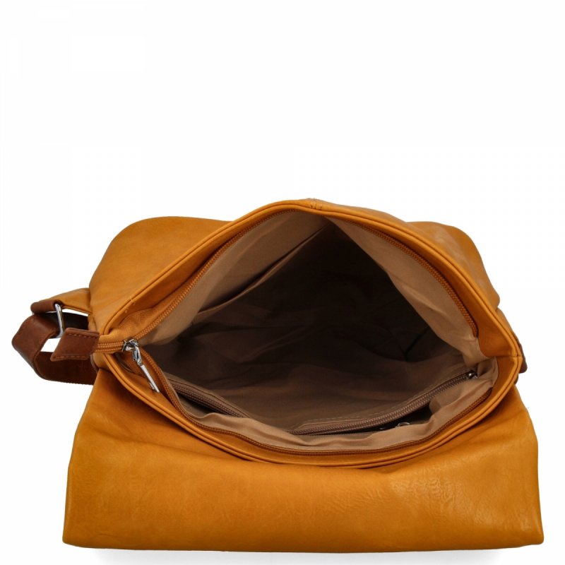 Plecak Damski Vintage firmy Herisson Żółty