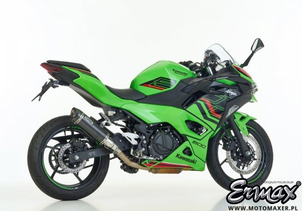 Sportowy wydech SHARK Street GP carbon slip-on końcówka Kawasaki Z500 / NINJA 500 SE 2024 - 2026