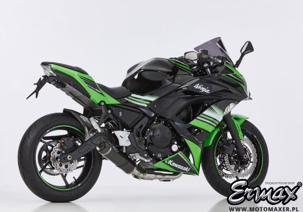 Sportowy wydech SHARK Street GP carbon full system Kawasaki Z650 / Ninja 650 2021 - 2022 EURO5