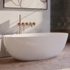 OMNIRES Komplet wanna 160cm + 2x umywalka 60x35cm SHELL M+ biały połysk