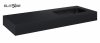 ELITA UMYWALKA DIMPLE 120 PRAWA (60+60) ŚCIENNA, MARMUR BLACK MATT 168879/RE041202027160