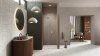 New Trendy NESTA COPPER BRUSHED drzwi prysznicowe 80 cm prawe D-0918A
