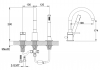 KOHLMAN Bateria wannowa czarny mat AXEL QB241AB