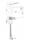 SEA HORSE Bateria umywalkowa ESPIOGA BJM204