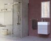DEANTE Drzwi wnękowe prysznicowe przesuwne HIACYNT 140x200 KQH 014P