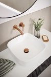 ARMATURA KRAKÓW KFA Bateria umywalkowa podtynkowa MOZA BRUSHED ROSE GOLD/MIEDŹ SZCZOTKOWANA 5039-810-34