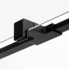 NEW TRENDY Kabina prostokątna REFLEXA BLACK czarne profile 80x110 EXK-1334/EXK-1343 Polska Produkcja!