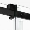 NEW TRENDY Kabina prysznicowa SOFTI BLACK X 1D prostokątna L 100x120x200 szkło czyste 8mm Active Shield 2.0 EXK-5383