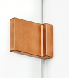 NEW TRENDY Kabina prysznicowa 90x80x200 Avexa Copper Brushed, podwójne drzwi EXK-3670
