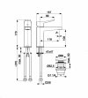 ARMATURA KRAKÓW KFA Bateria umywalkowa regulator R35 MALAGA CHROM 4522-825-00