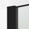 NEW TRENDY Kabina ścianka walk-in NEW MODUS BLACK 130X200 EXK-0252