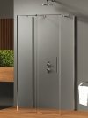 NEW TRENDY Kabina prysznicowa SMART 1D kwadratowa przyścienna U 100x100x200 szkło czyste 8mm Active Shield 2.0  EXK-4072