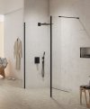 NEW TRENDY - Kabina ścianka walk-in NEW MODUS BLACK 130cm EXK-0069
