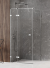 NEW TRENDY Kabina prysznicowa Avexa 120x80x200, pojedyncze drzwi szkło 6mm z powłoką ACTIVE SHIELD EXK-1505/EXK-1506