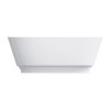 OMNIRES Komplet wanna 158cm z umywalką 60x36cm NEO M+ biały połysk 