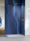 NEW TRENDY Kabina prysznicowa Nesta Light Gold 80x200, walk in K-1731