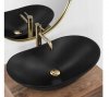 REA - Umywalka nablatowa ROYAL 60 Black Mat