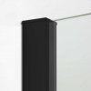 NEW TRENDY - Kabina ścianka walk-in NEW MODUS BLACK 130cm EXK-0069