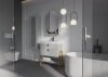 KROFAM - Umywalka meblowa MOSS - Solid Surface 70cm, biały bez otworu na baterię  MO 7140X-0