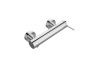 INVENA Bateria natryskowa Kalitea chrom BN-72-001-V