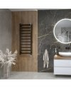 LAVITA Grzejnik łazienkowy elektryczny Lungo Black 1320 z grzałką Black