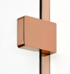 NEW TRENDY Parawan nawannowy Eventa Copper Shine, jednoelementowy, wspornik skośny 80x150 EXK-5696