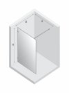 NEW TRENDY Kabina prysznicowa walk in Avexa White, jednoelementowa 80x200 Grubość szkła 8mm EXK-2929