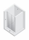 NEW TRENDY DRZWI WNĘKOWE NEW SOLEO Gold Brushed, wahadłowe, podwójne 80x195 D-0744A