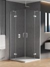 NEW TRENDY Kabina prysznicowa z podwójnymi drzwiami uchylnymi na zewnątrz NEW RENOMA 90x120x195 D-0104A/D-0110A