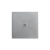 Balneo Stone Tray Brodzik kompozytowy 90 x 90 x 2,5 cm niski kwadratowy jasnoszary