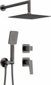 DEANTE - Zestaw prysznicowy podtynkowy BLUR Titanium  NQL_D9YK
