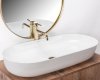 REA - Umywalka Ceramiczna Nablatowa CLEO 81 Biała