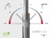 BESCO Bateria wannowa wolnostojąca Veo 3.0 złoto szczotkowane BW-V3-ZS