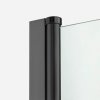 NEW TRENDY Drzwi wnękowe prysznicowe składane NEW SOLEO BLACK 120x195 D-0227A