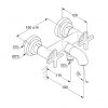 KLUDI - Bateria wannowo-natryskowa NOVA FONTE Classic 205400520