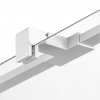 NEW TRENDY Drzwi prysznicowe wnękowe AVEXA WHITE 100x200 EXK-2691/2692