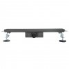 AQUALINE Odpływ liniowy podłogowy 2w1 60cm grafitowy LG04600