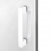 NEW TRENDY Drzwi wnękowe prysznicowe przesuwne PRIME WHITE 140x200 D-0408A/D-0409A