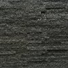 CAPITILE  - Panel ścienny Kwarcyt Czarny - kamienny kwarcyt Stackstone Black Quartz naturalny 10x36x0,8-1,3 cm /opakowanie 0,396m2/