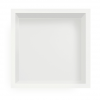Balneo Półka wnękowa z kołnierzem Wall Box One 30 x 30 x 7 cm, biała