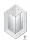 NEW TRENDY Kabina prysznicowa Avexa 90x70x200, pojedyncze drzwi szkło 6mm z powłoką ACTIVE SHIELD EXK-1467/EXK-1468