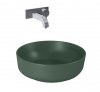 ELITA UMYWALKA LORCA 42x42 NABLATOWA, CERAMICZNA FOREST GREEN MATT 146055/RE040420047010