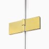 NEW TRENDY Drzwi prysznicowe wnękowe AVEXA GOLD SHINE Linia Platinium 80x200cm 