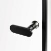 NEW TRENDY Drzwi wnękowe prysznicowe podwójne otwierane NEW SOLEO BLACK 130x195 D-0248A