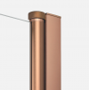 NEW TRENDY DRZWI WNĘKOWE NEW SOLEO 170x195 COPPER BRUSHED, wahadłowe, podwójne D-0550A