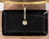 NEW TRENDY Parawan nawannowy New Soleo Black, jednoelementowy, stały  70x140 P-0079